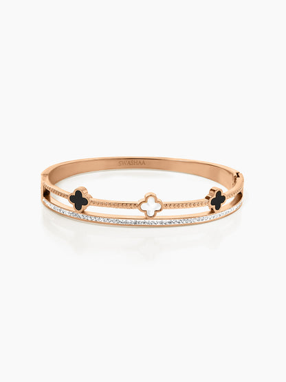 Kinsley Clover Rosegold Bracelet