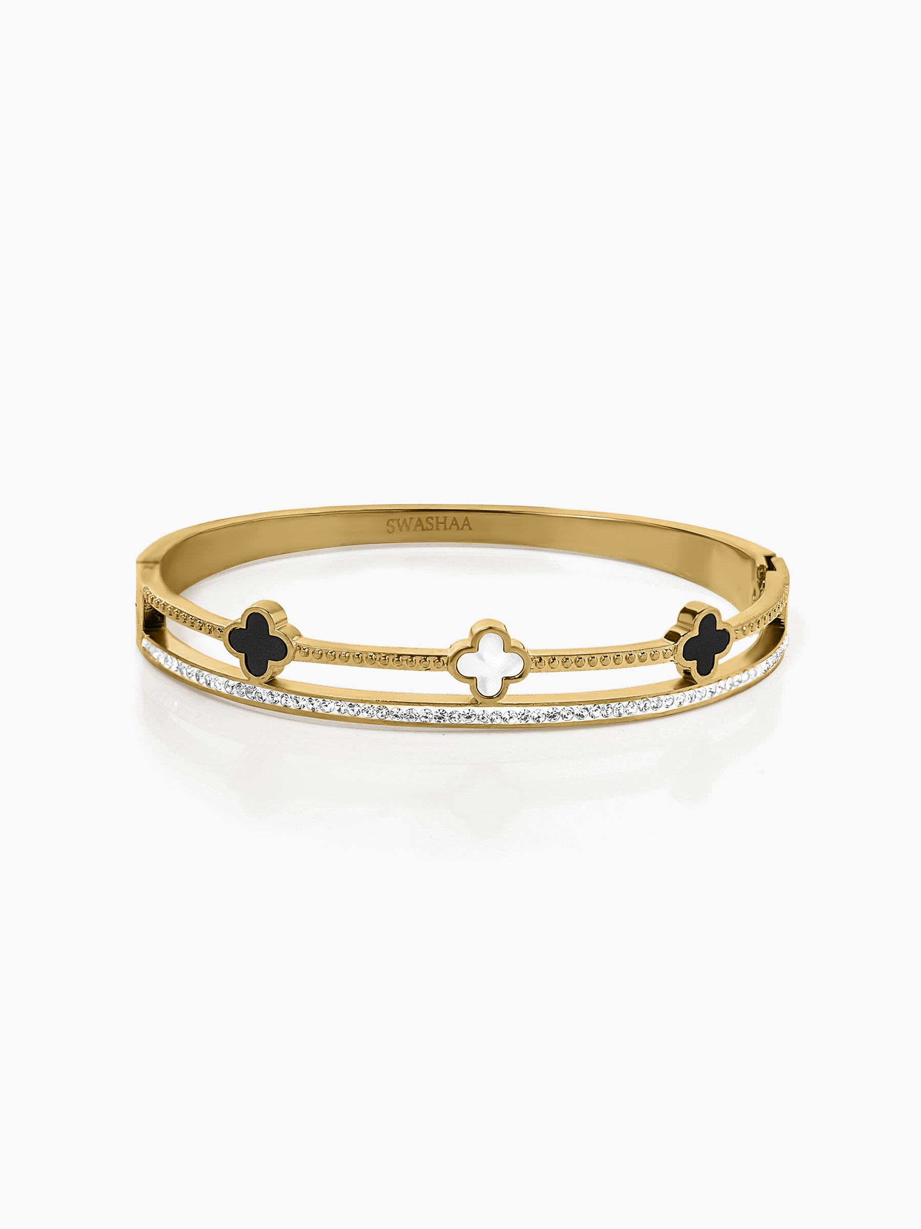 Kinsley Clover 18K Gold Plated Bracelet