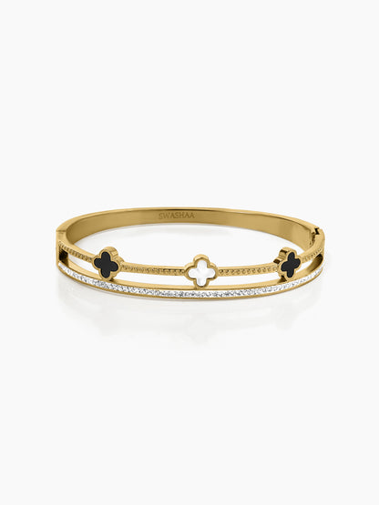Kinsley Clover 18K Gold Plated Bracelet