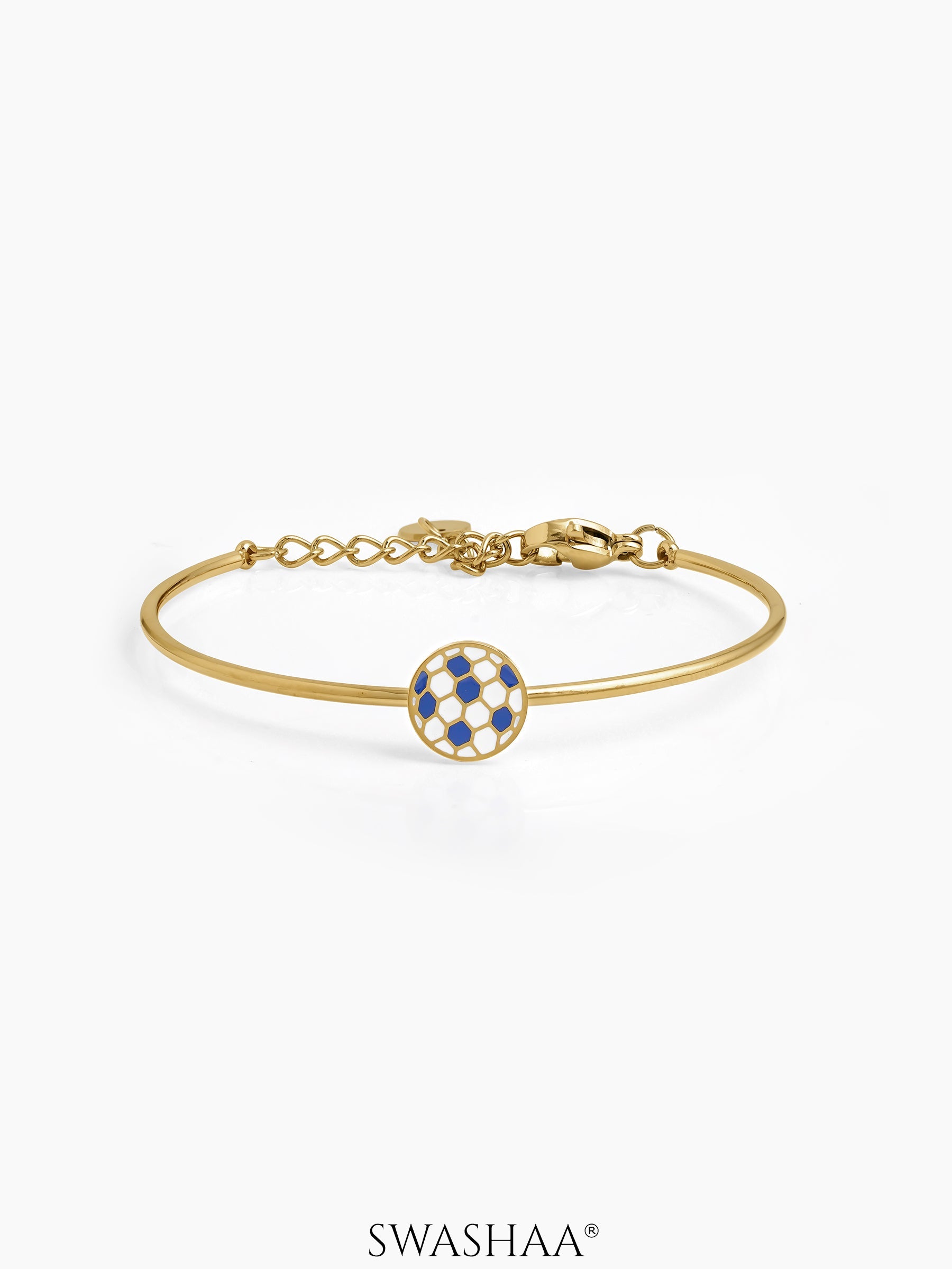 Kippy Football Kid’s Kada Bracelet 18K Gold Plated