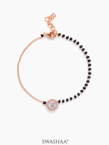 Krina Rosegold Plated Mangalsutra Bracelet Rosegold