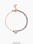 Krina Rosegold Plated Mangalsutra Bracelet Rosegold