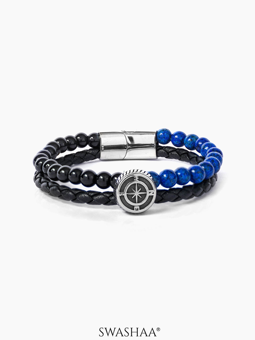 Kseas Men's Leather Bracelet