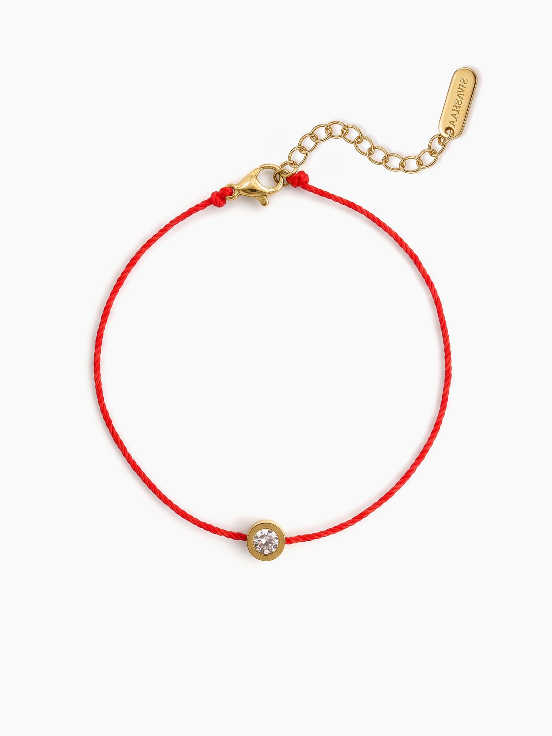 Kush Solitaire 18K Gold Plated Rakhi Gold