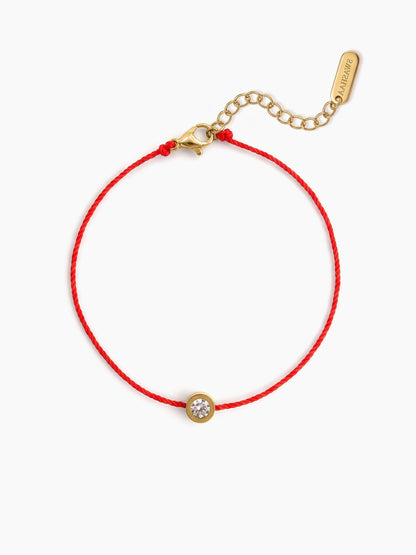 Kush Solitaire 18K Gold Plated Rakhi Gold