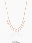 Kylise Rosegold Plated Choker Rosegold