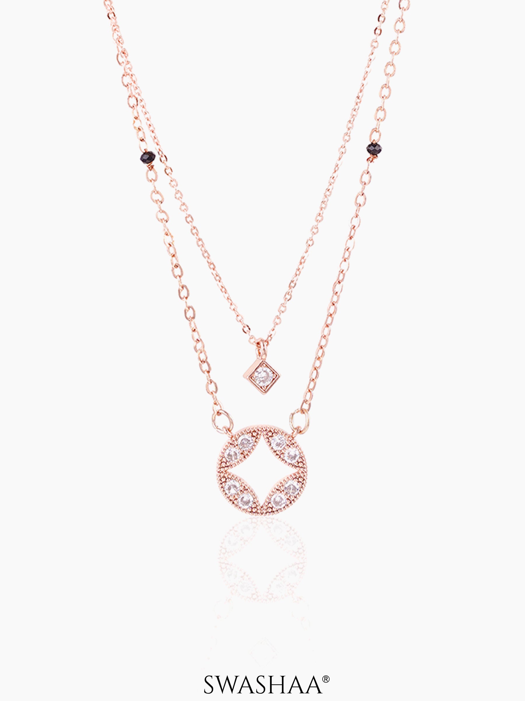 Lakshita Rosegold Plated Mangalsutra Rosegold