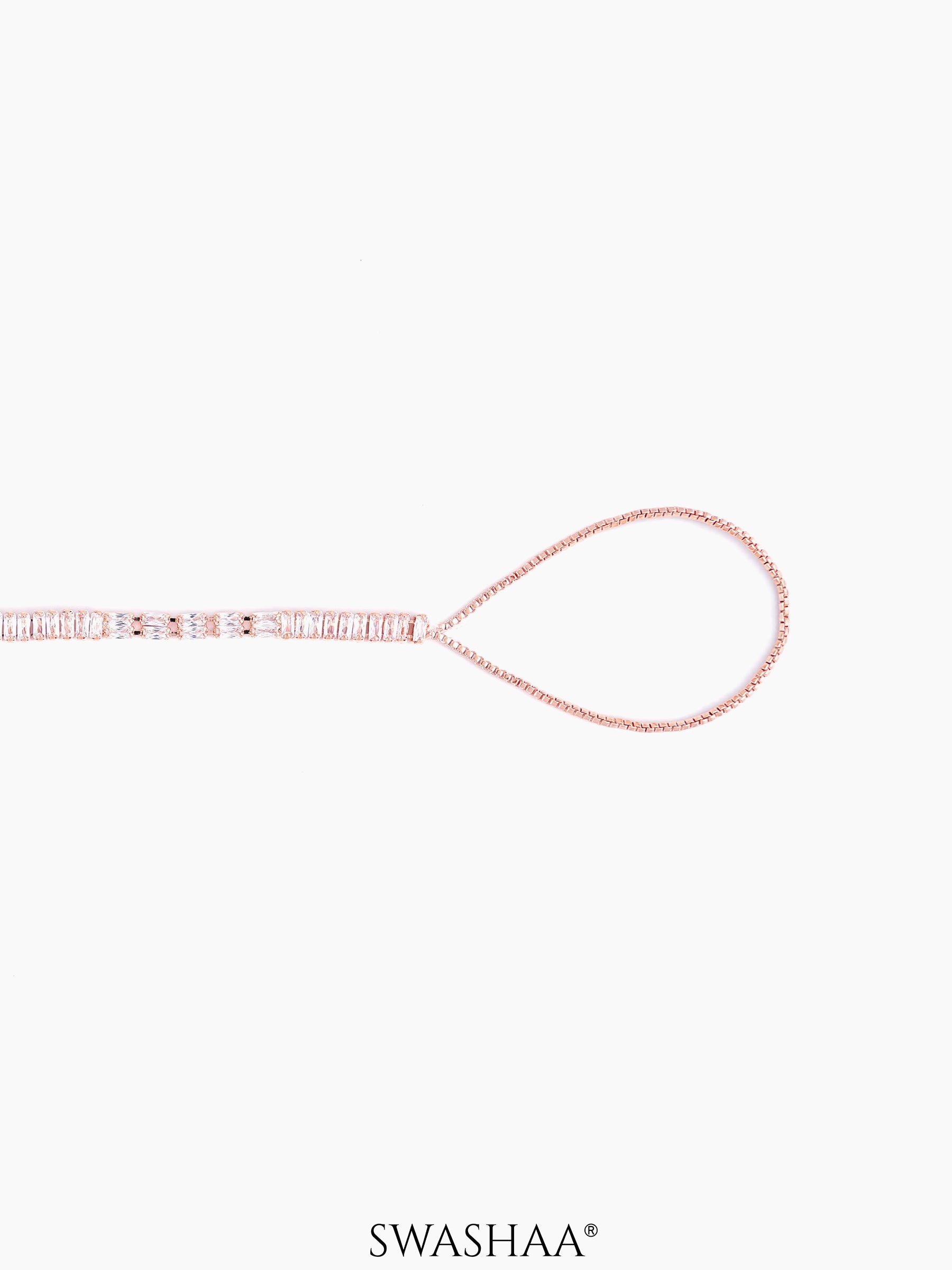 Lakshya Rosegold Plated Ring Bracelet
