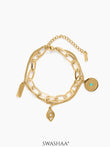 Larla Eye 18K Gold Plated Bracelet Gold