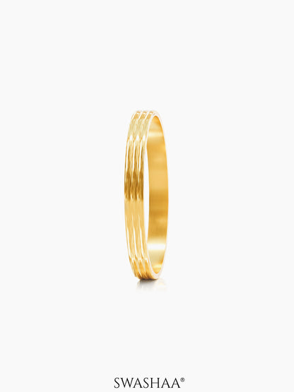 Leo Men's Kada 18K Gold Plated