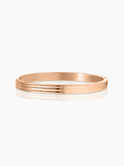 Leo Rosegold Plated Women's Bracelet