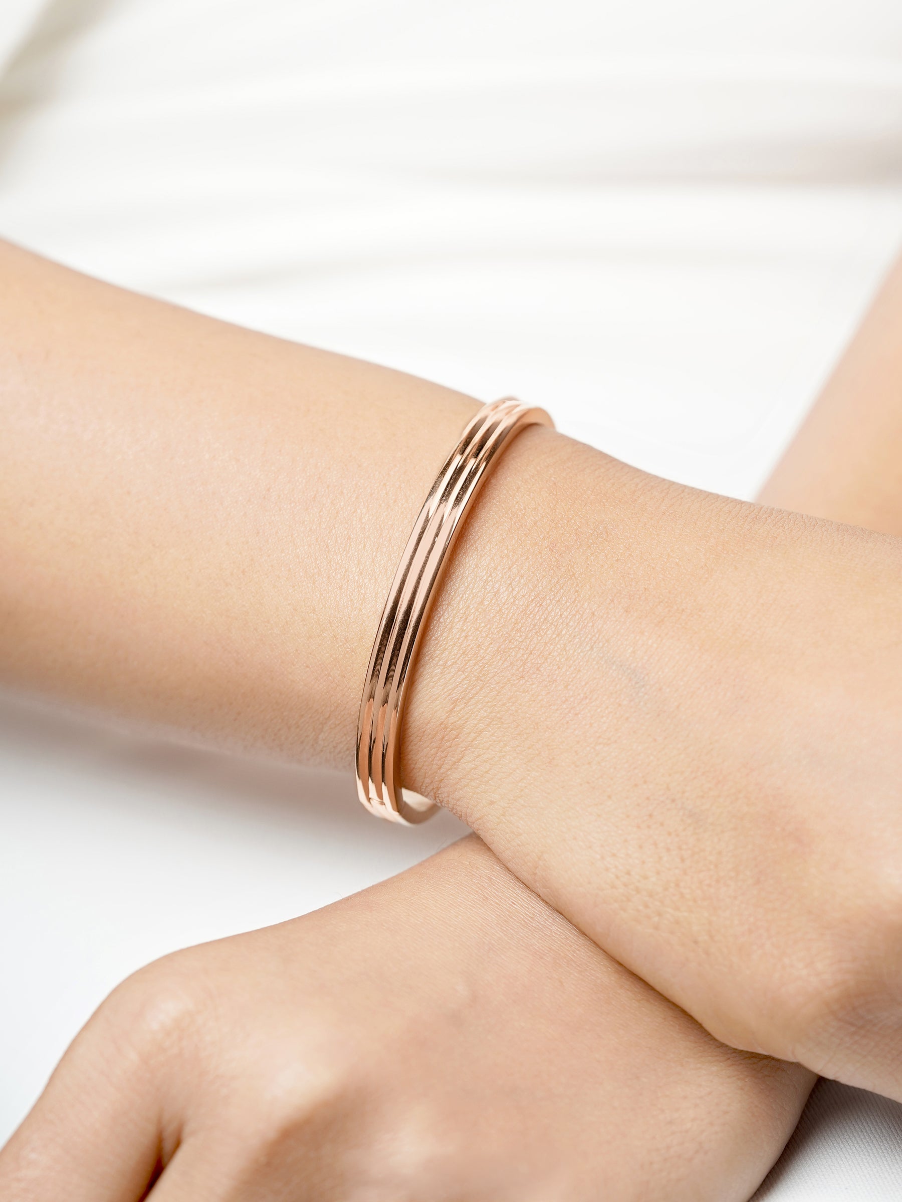 Leo Rosegold Plated Women's Bracelet