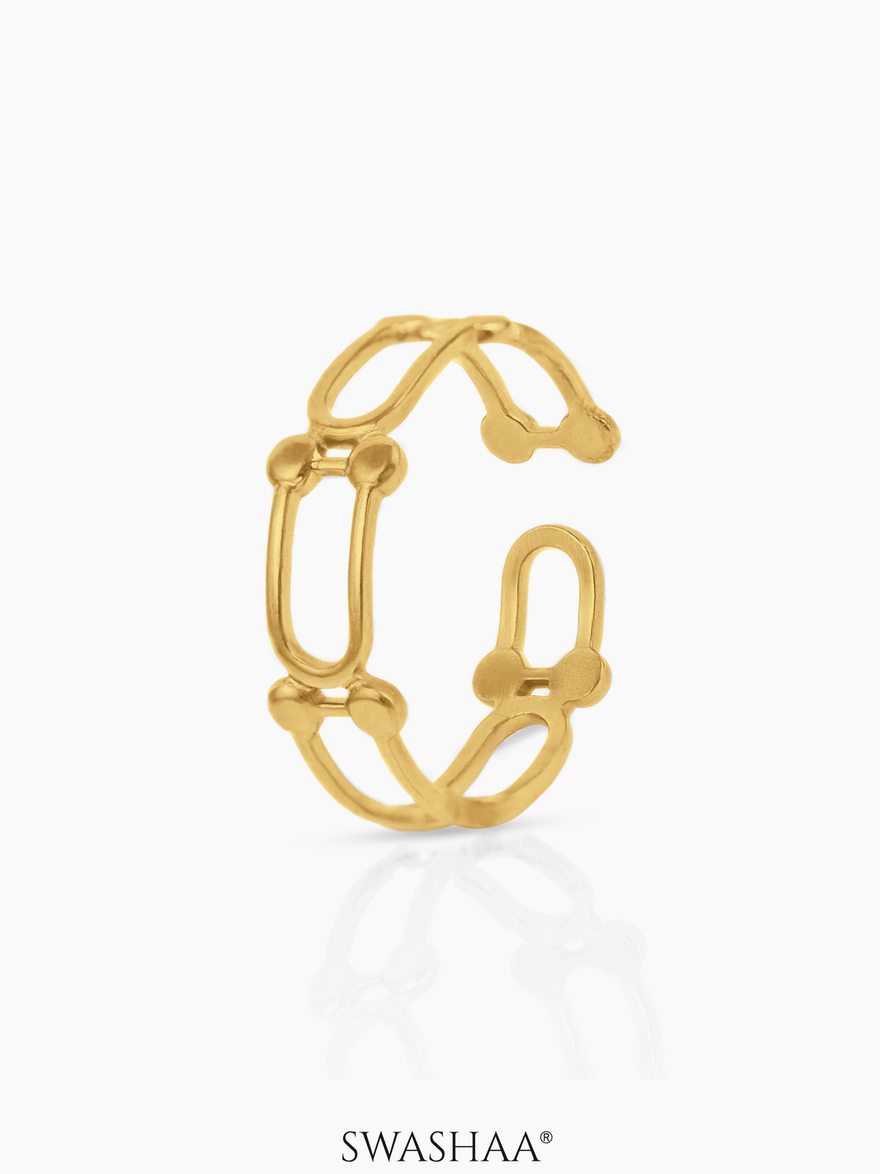 Levi 18K Gold Plated Ring
