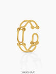 Levi 18K Gold Plated Ring Gold
