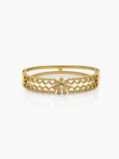 Linora 18K Gold Plated Small Wrist Band Bracelet