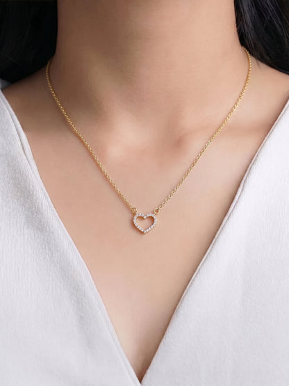 Lioren Crystal Heart Necklace