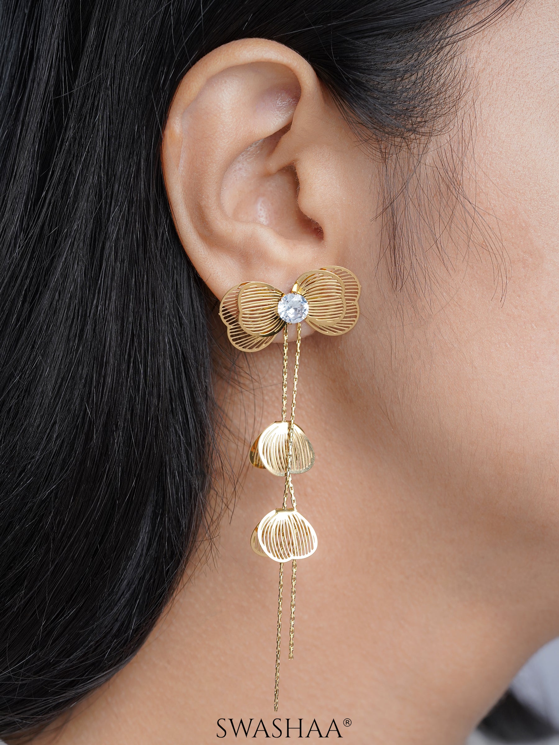 Liressa Bow Women's Drop Earrings