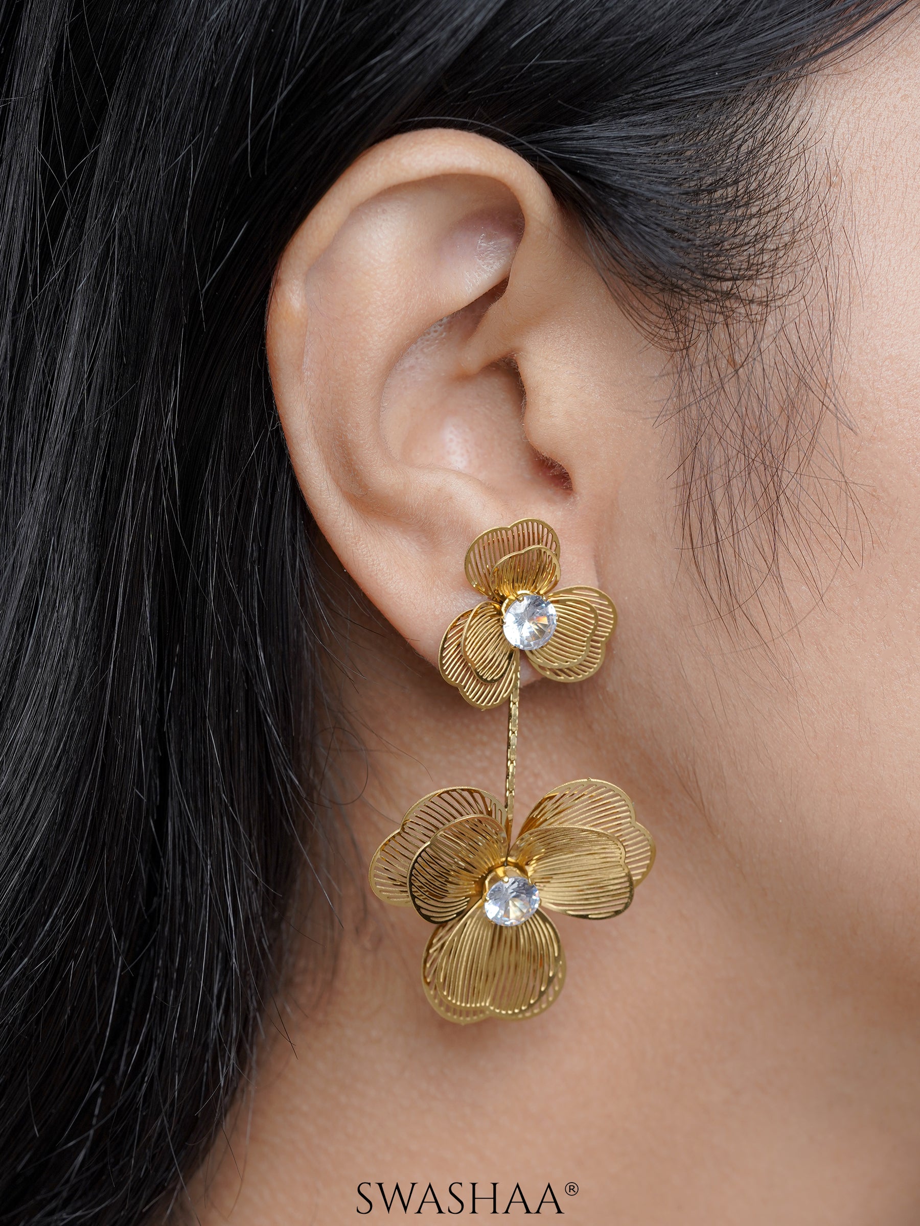 Liressa Flower Women's Drop Earrings