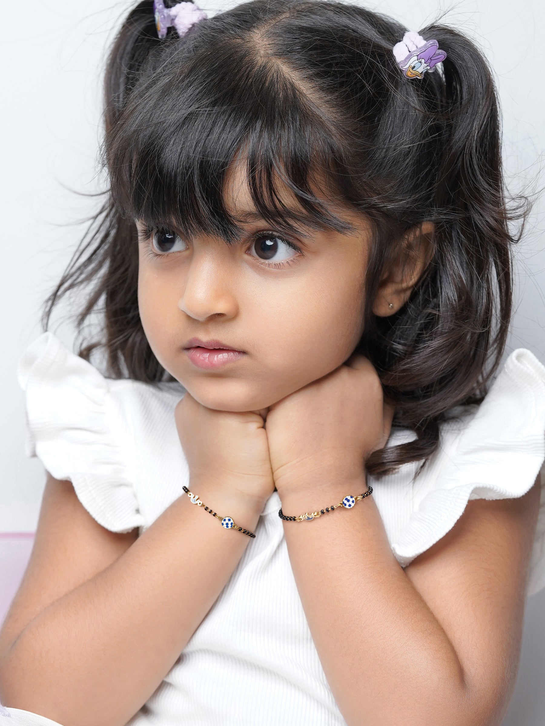 Little Champion Football 18K Gold Plated Kid's Nazariya Bracelet