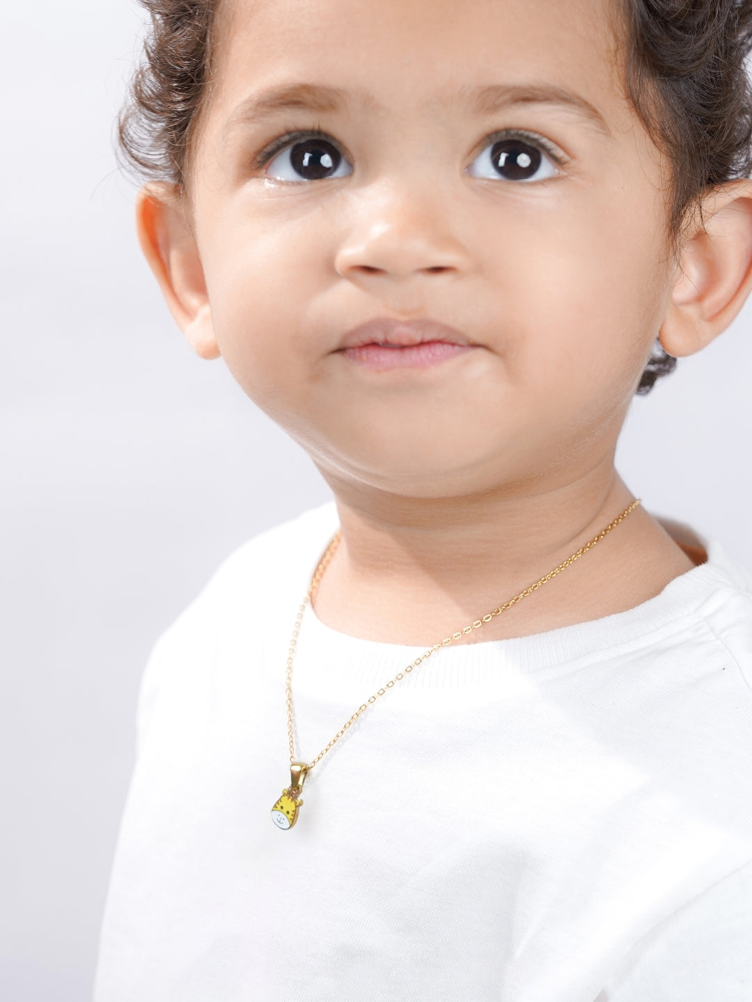 Little Giraffe 18K Gold Plated Kid's Chain Pendant