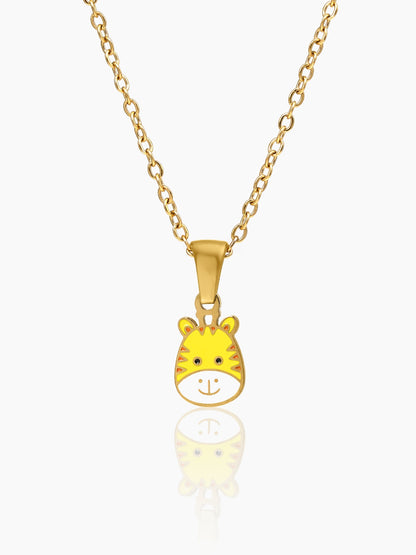 Little Giraffe 18K Gold Plated Kid's Chain Pendant Gold