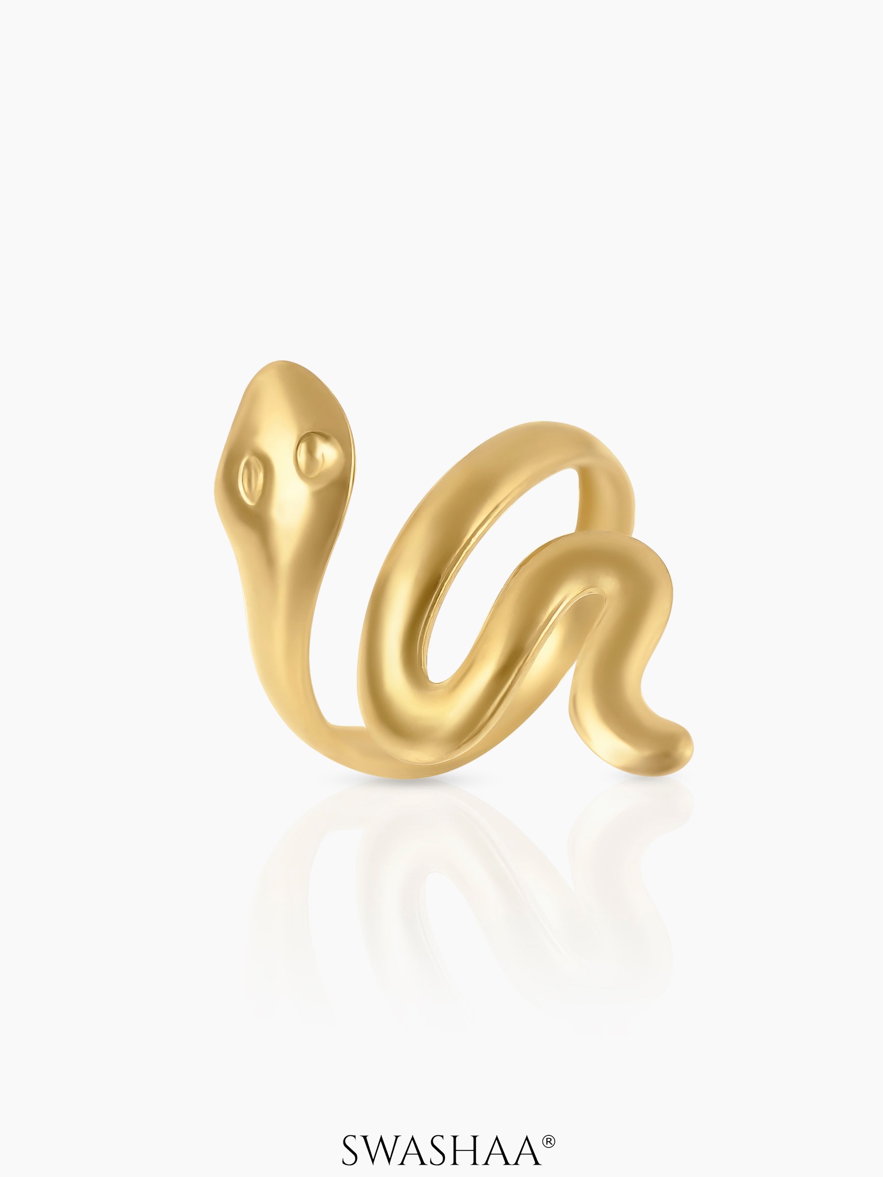 Lizz Snake 18K Gold Plated Ring