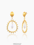 Loha Pearl 18K Gold Plated Earrings Gold