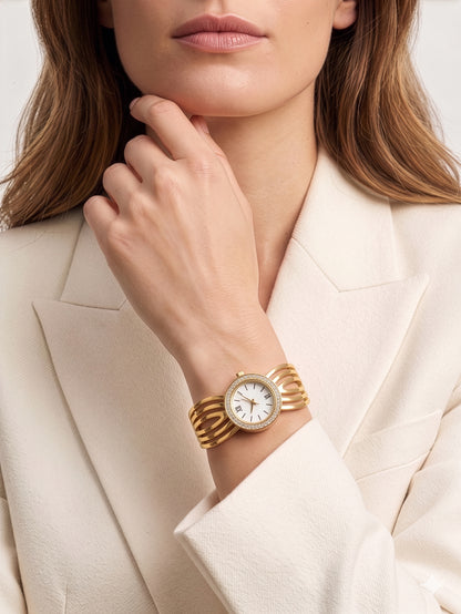 Loravia 18K Gold Plated Women's Watch