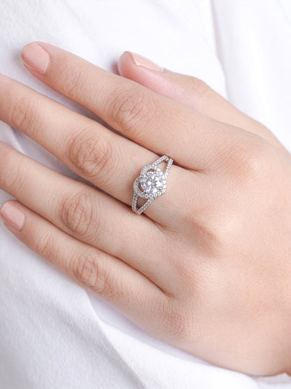 Loven Heart Solitaire Ring