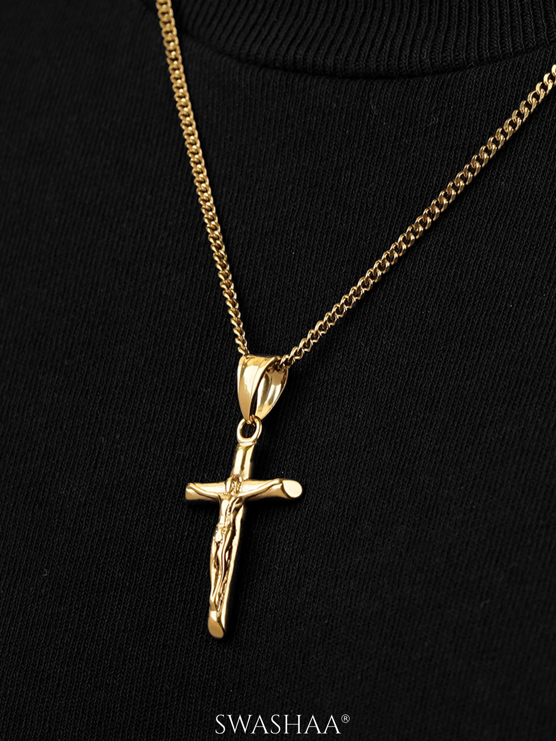 Lucien Crucifix Men's Chain Pendant