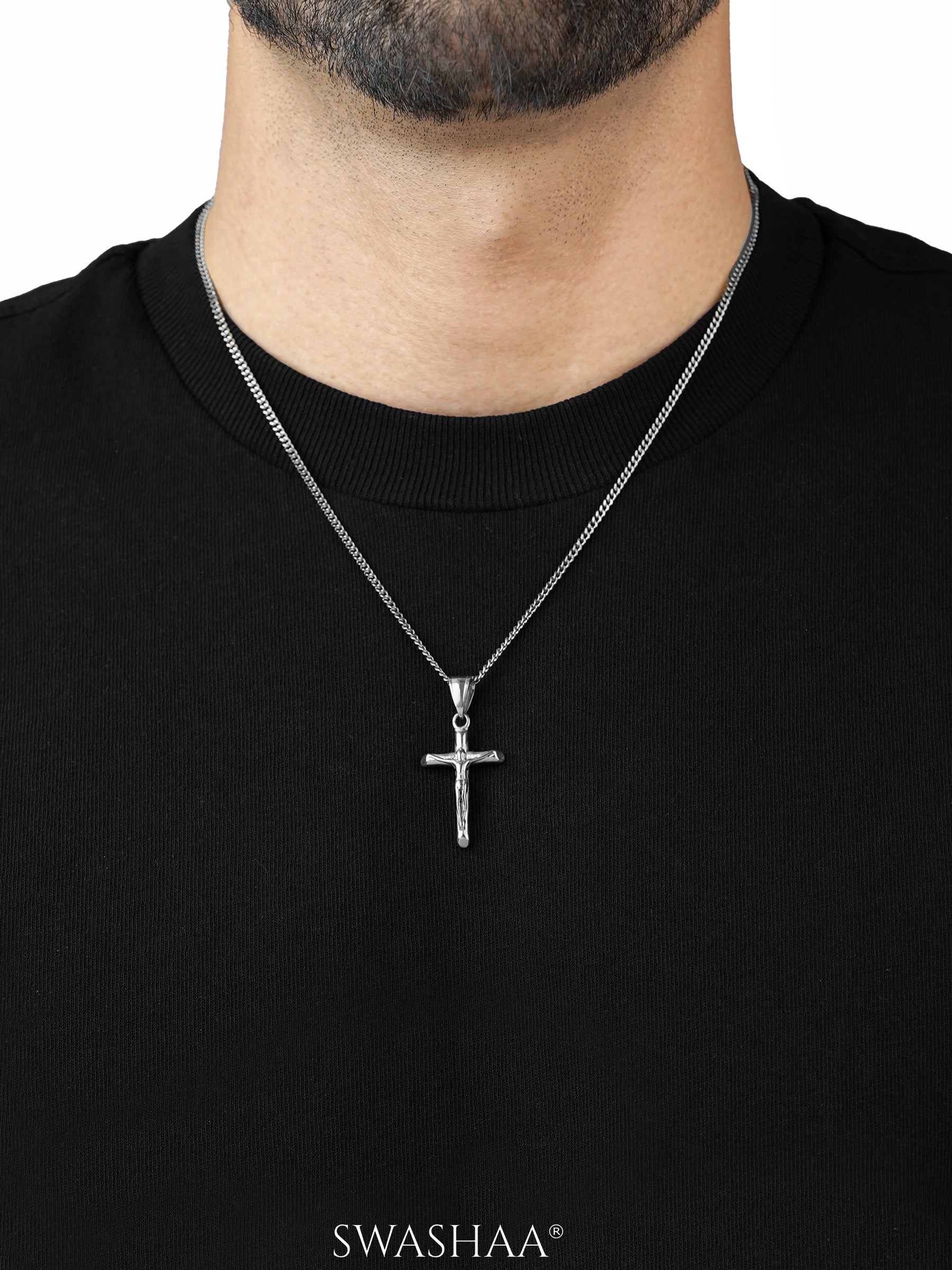 Lucien Crucifix Men's Chain Pendant