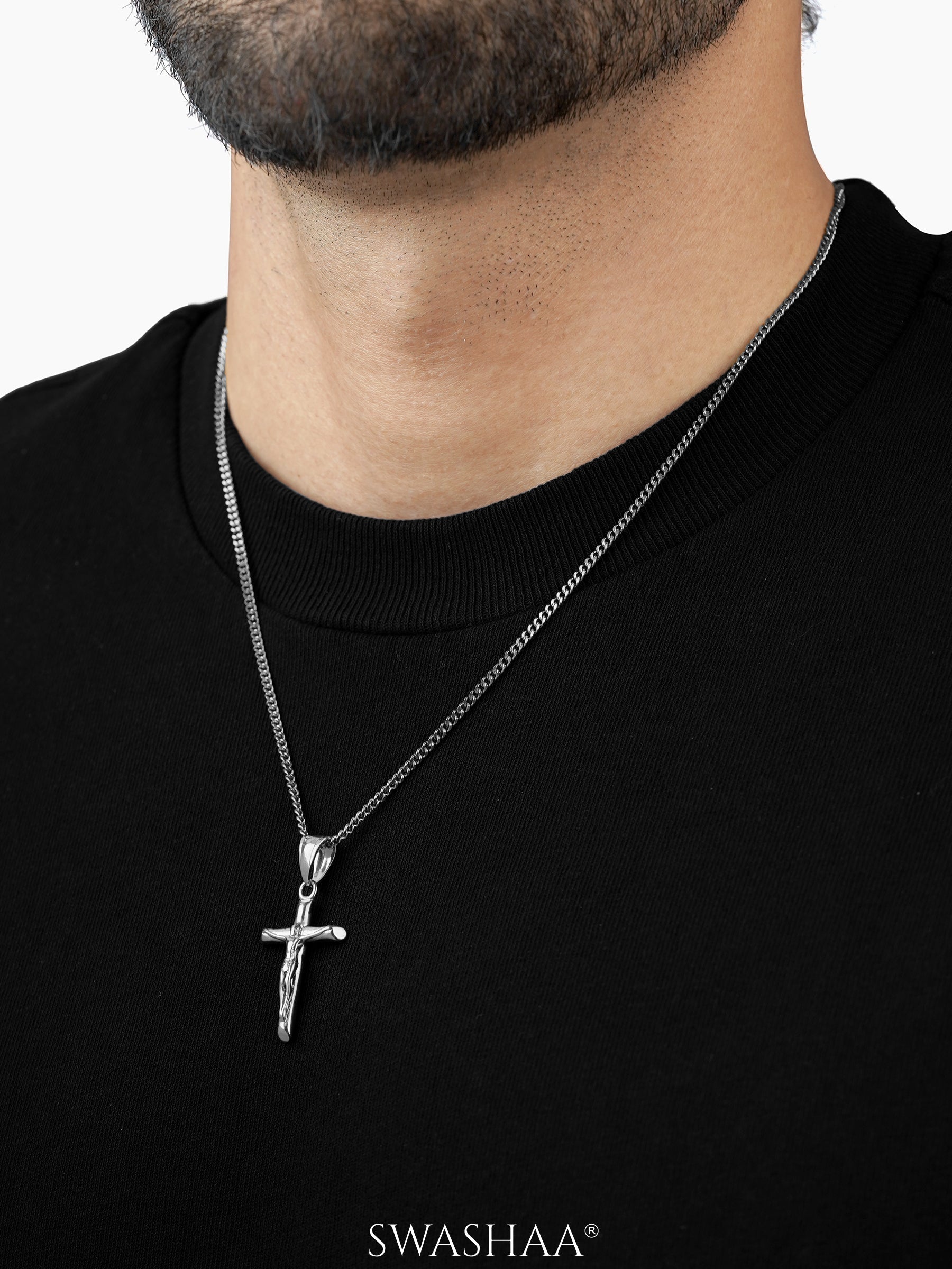 Lucien Crucifix Men's Chain Pendant