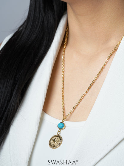 Luck Charm 18K Gold Plated Necklace