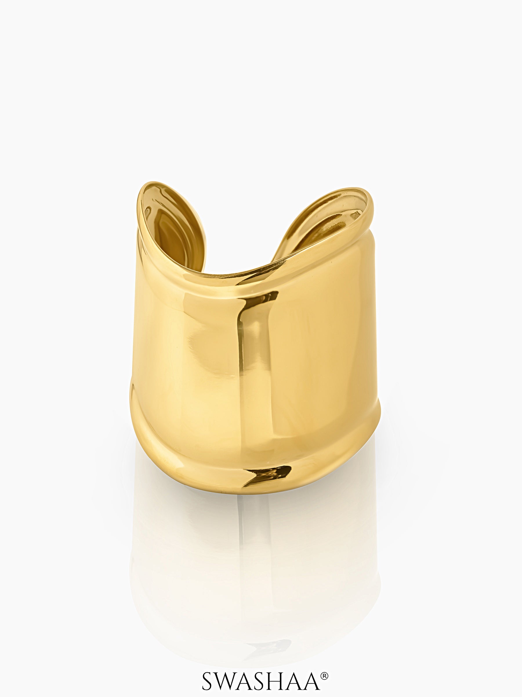 Lunava Bold Curve Cuff Bracelet