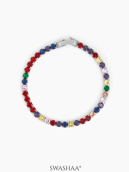Lunira Multi Diamond Tennis Bracelet