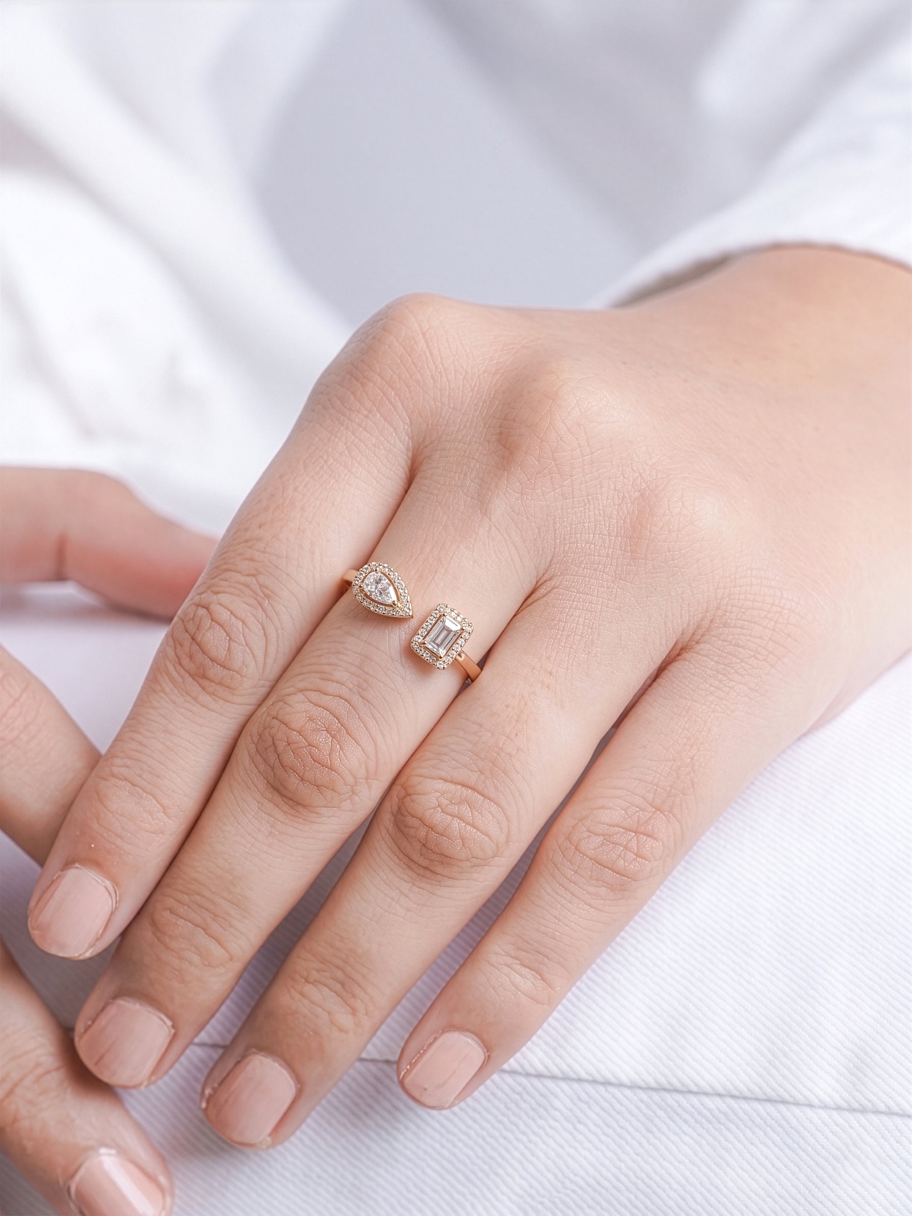 Lurella Solitaire 18K Gold Plated Women's Ring