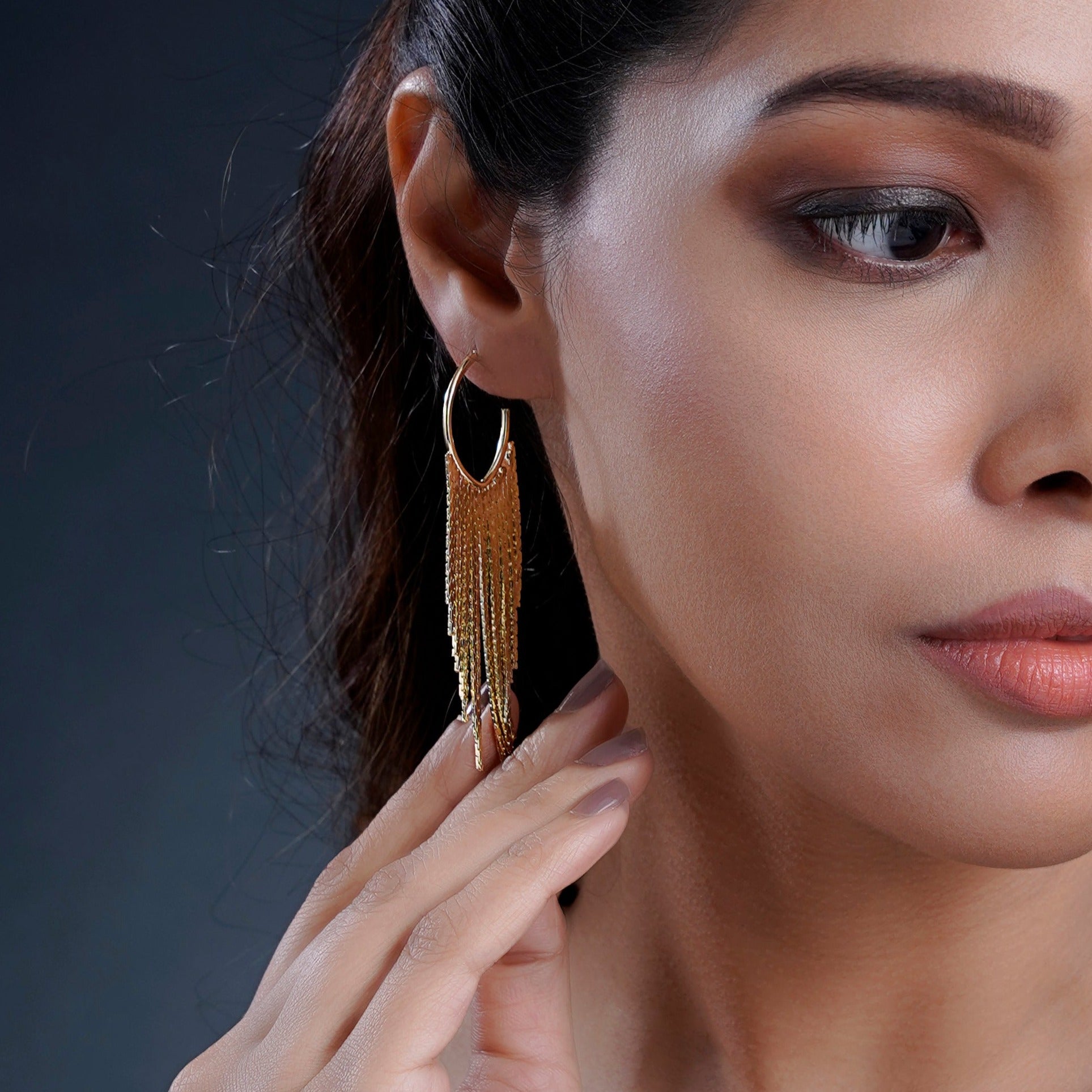 Murphy Hoops 18K Gold Plated Earrings