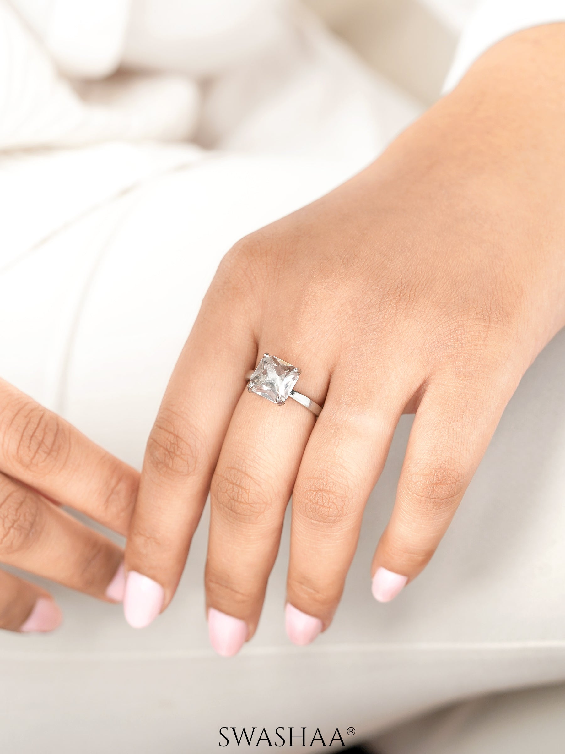 Mack Solitaire Ring