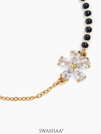 Meher Flower Diamond Mangalsutra Bracelet