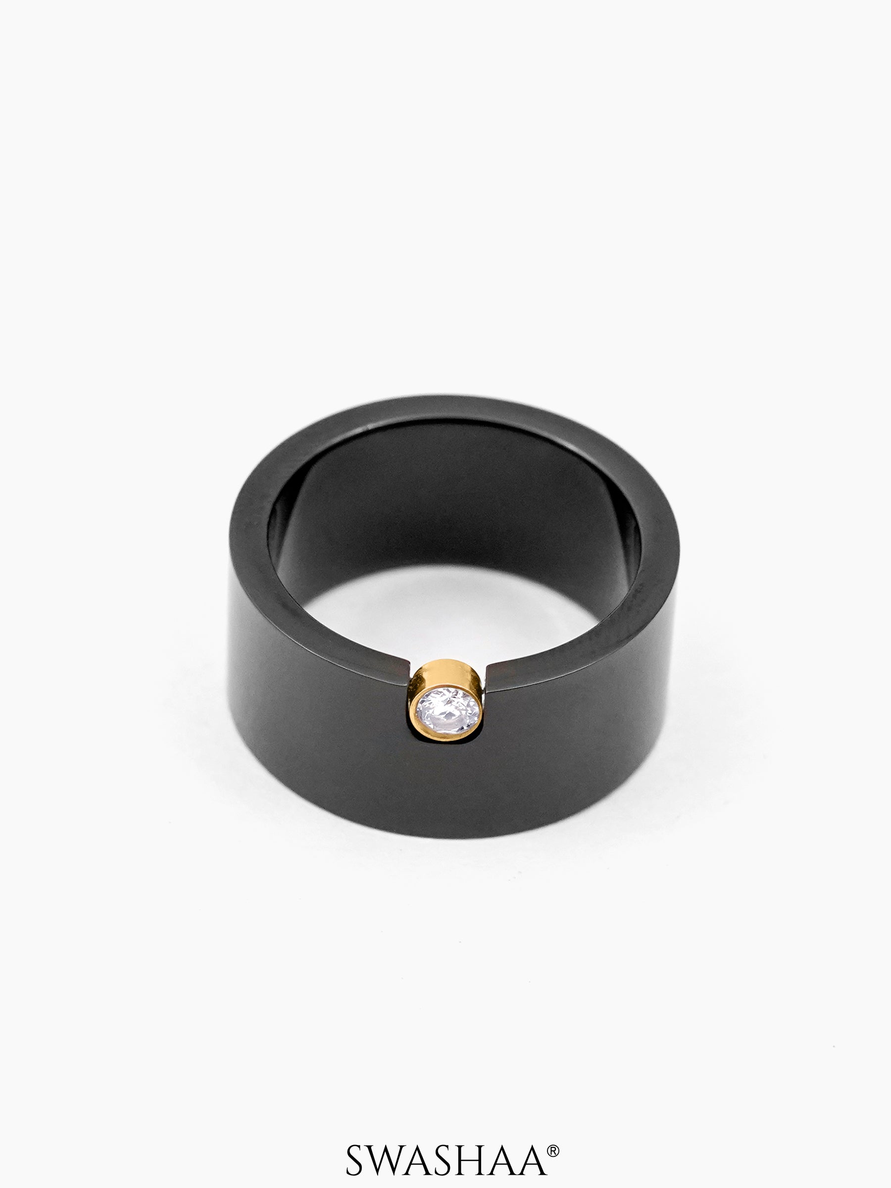 Malcolm Black Men's Ring Black