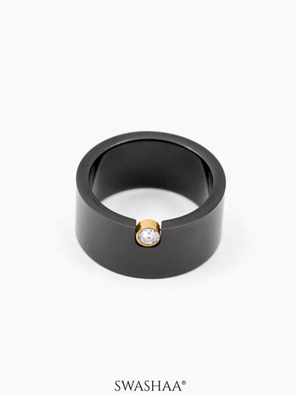 Malcolm Black Men's Ring