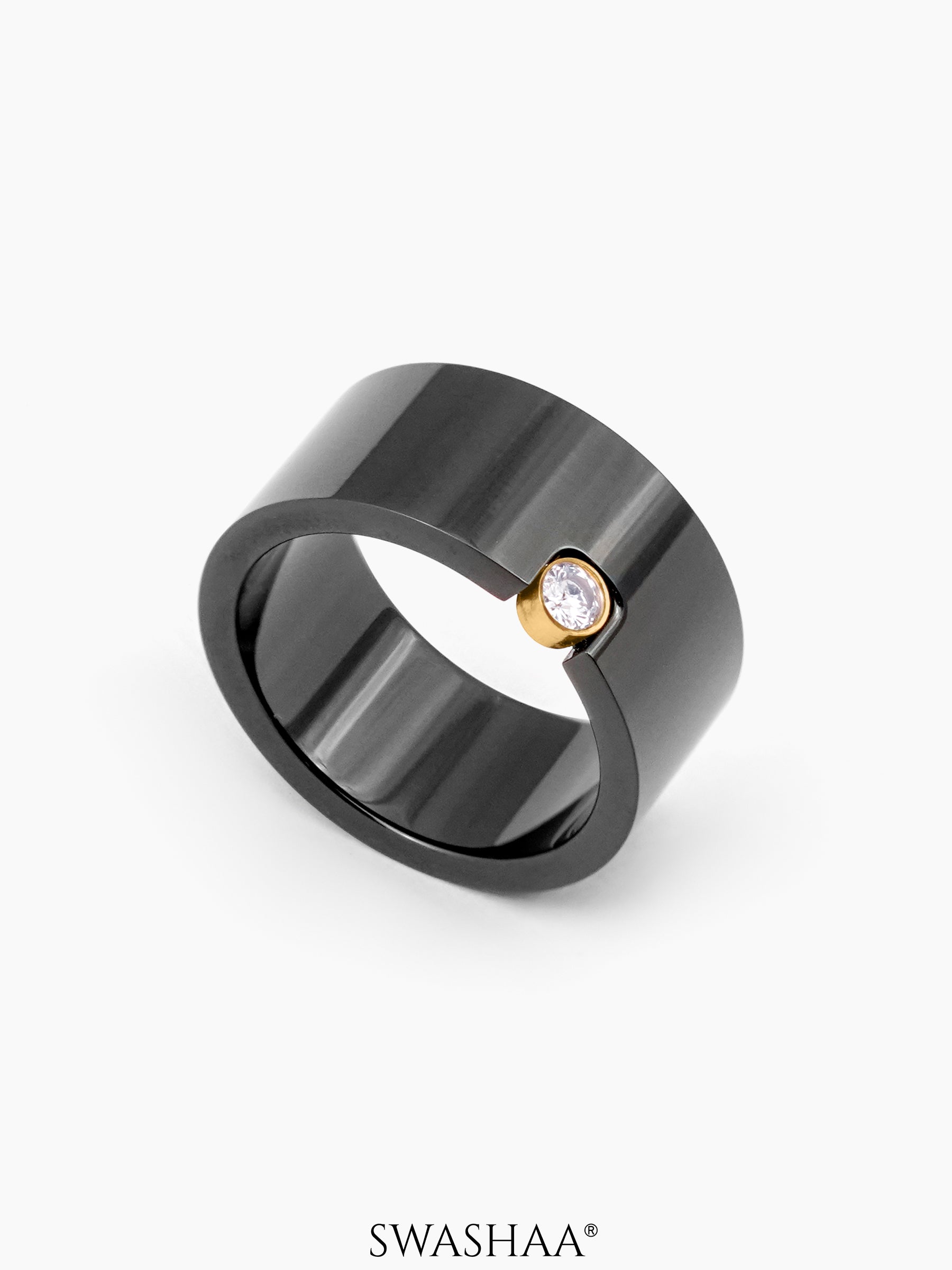 Malcolm Black Men's Ring Black