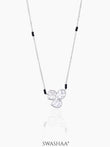 Malti Solitaire Silver Mangalsutra Silver