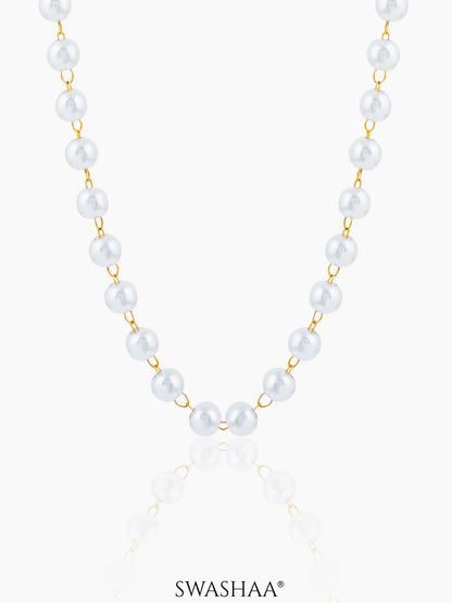 Manarch Pearls 18K Gold Plated Men's Necklace Chain 23'' Gold