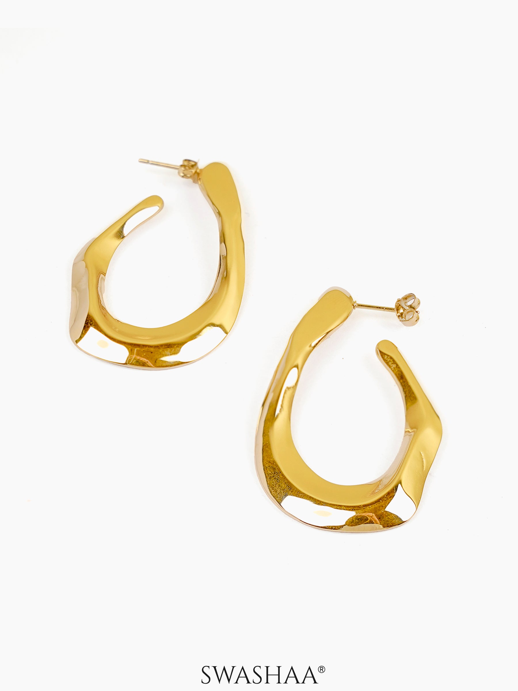 Manha 18K Gold Plated Earrings