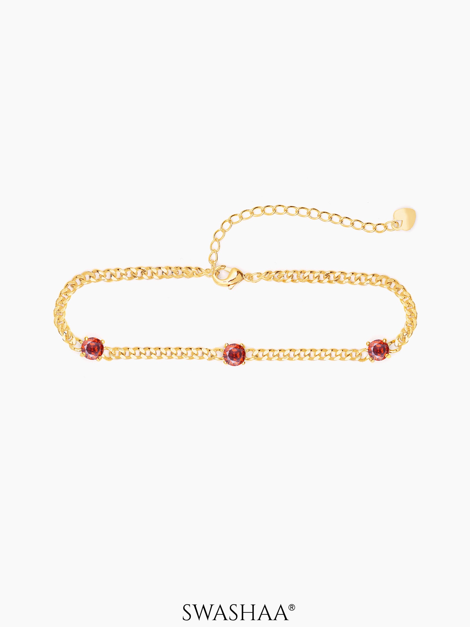 Margaret 18K Gold Plated Bracelet Red Gold