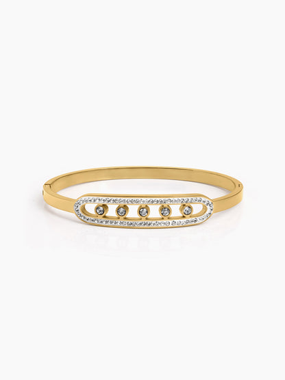 Marixa Diamond 18K Gold Plated Band Bracelet
