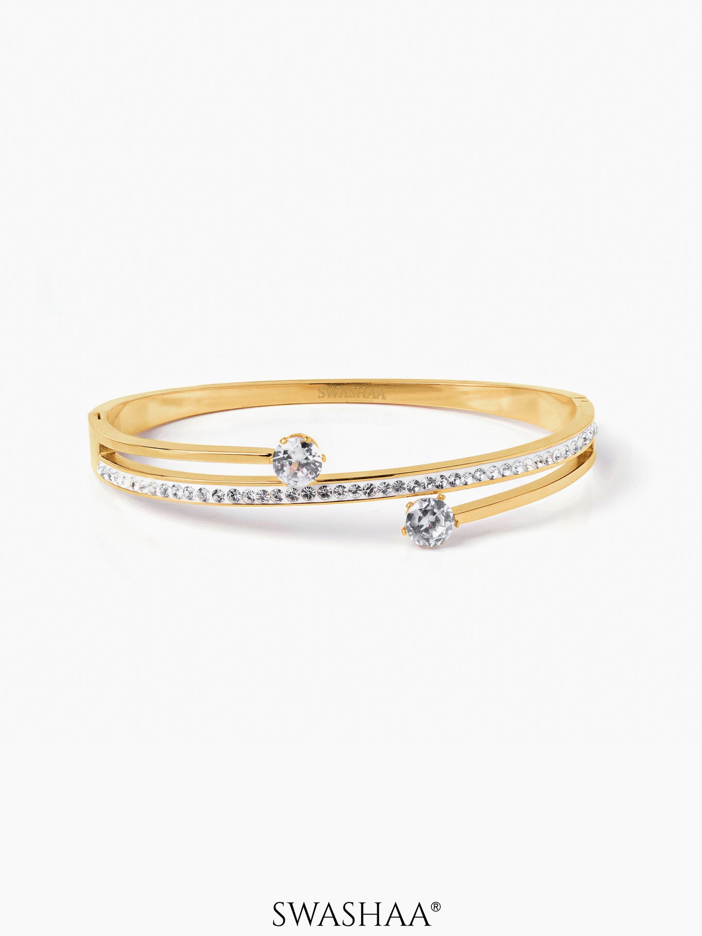 Marka Solitaire Bracelet 18K Gold Plated