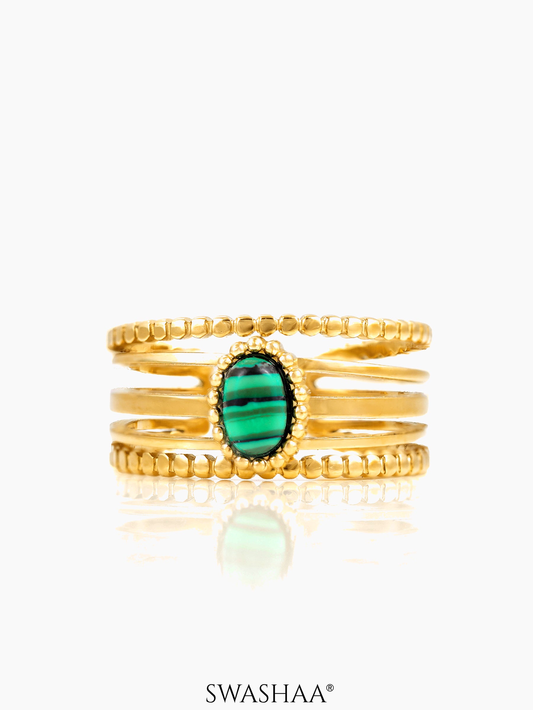 Maro 18K Gold Plated Ring Gold