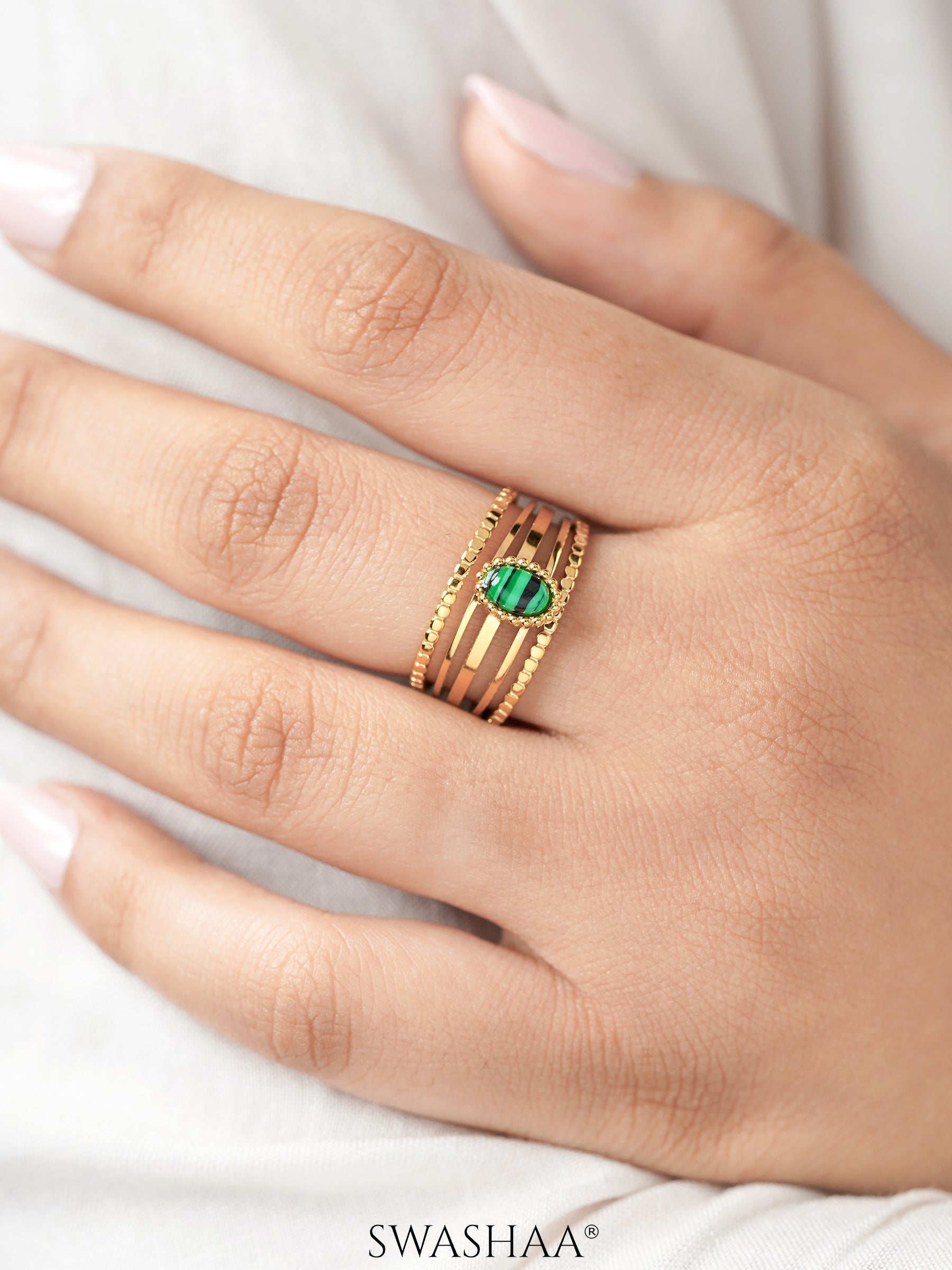 Maro 18K Gold Plated Ring